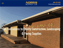 Tablet Screenshot of norrissupply.com